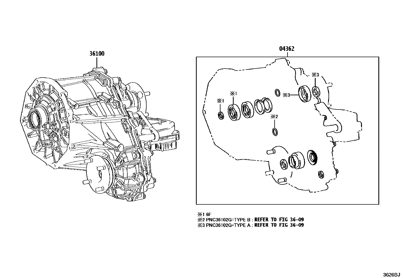 3608 — TRANSFER ASSEMBLY & GASKET KIT