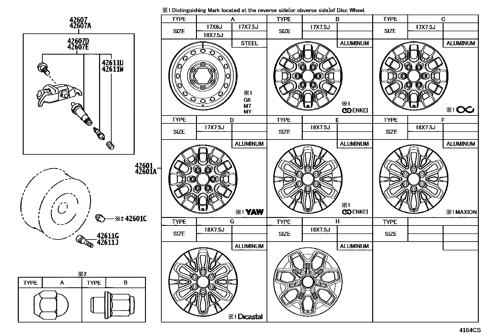 4103 — DISC WHEEL & WHEEL CAP