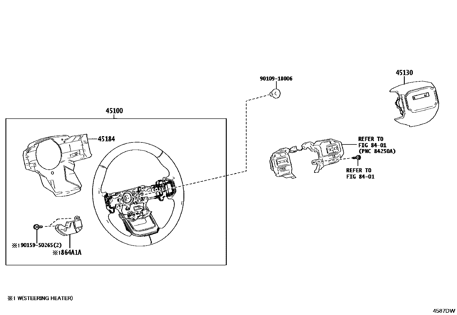 4504 — STEERING WHEEL