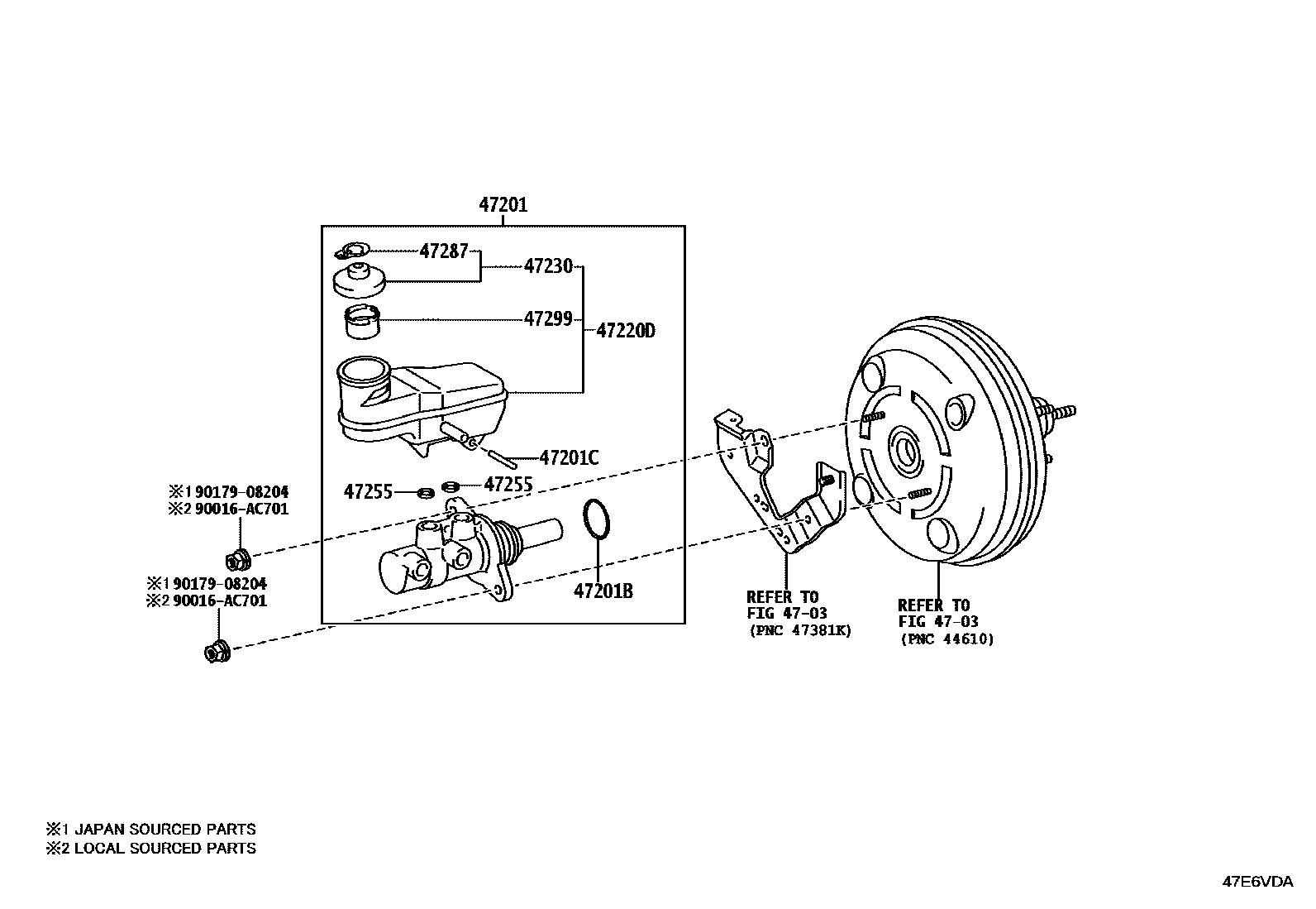 4702 — BRAKE MASTER CYLINDER
