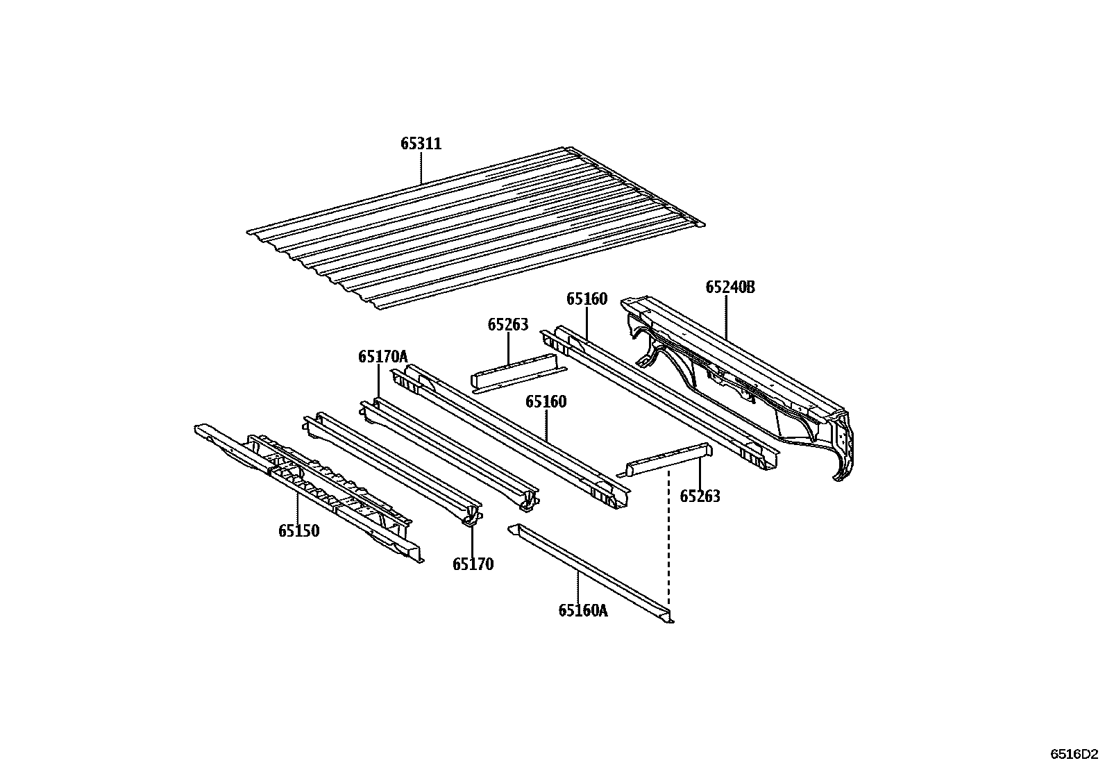 6552 — REAR BODY FLOOR & FENDER