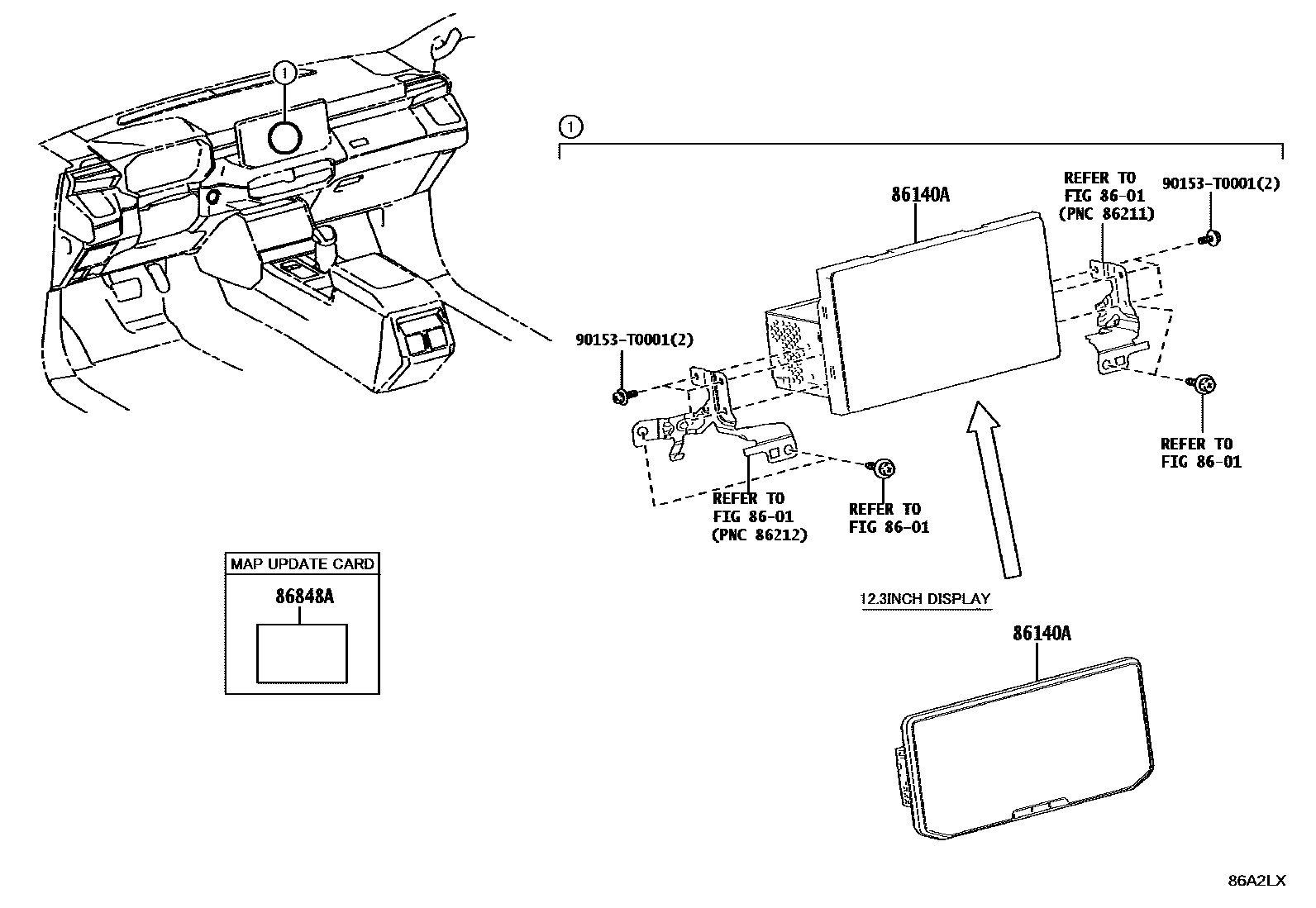8603 — NAVIGATION & FRONT MONITOR DISPLAY