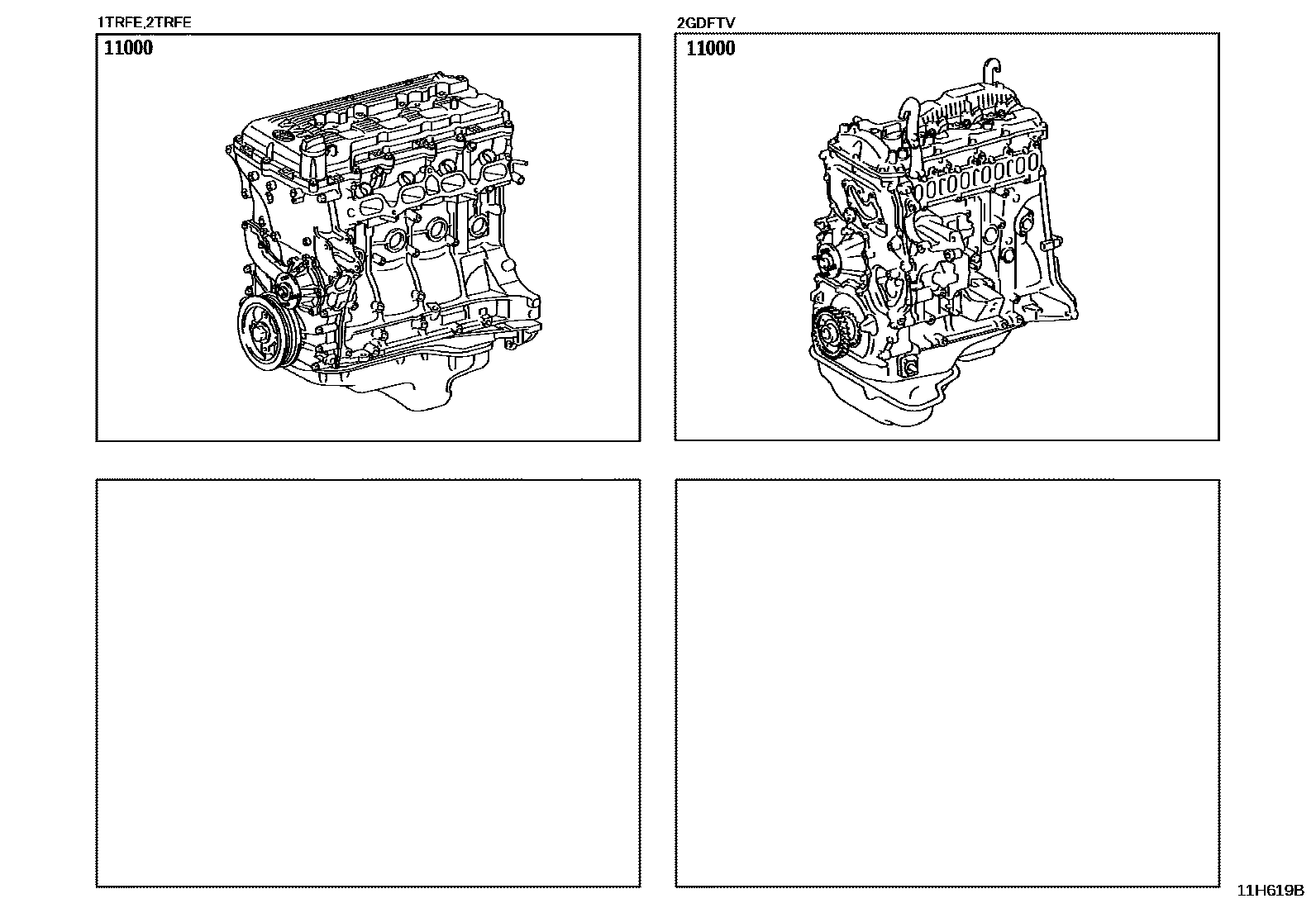1101 — PARTIAL ENGINE ASSEMBLY
