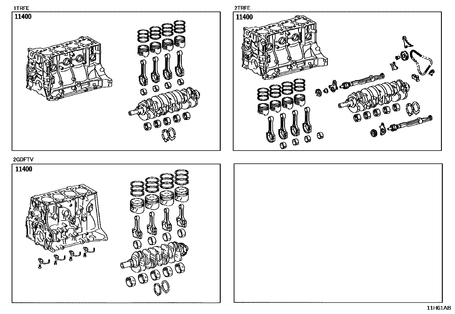 1102 — SHORT BLOCK ASSEMBLY