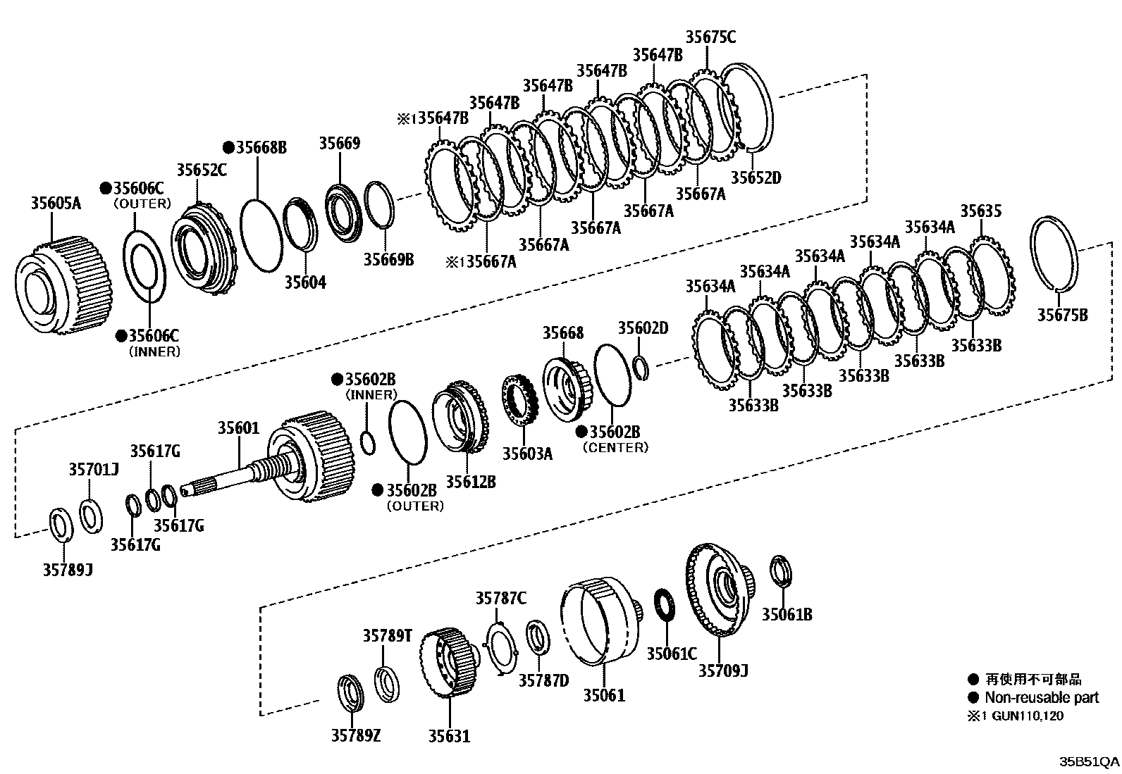 3507 — BRAKE BAND & MULTIPLE DISC CLUTCH (ATM)