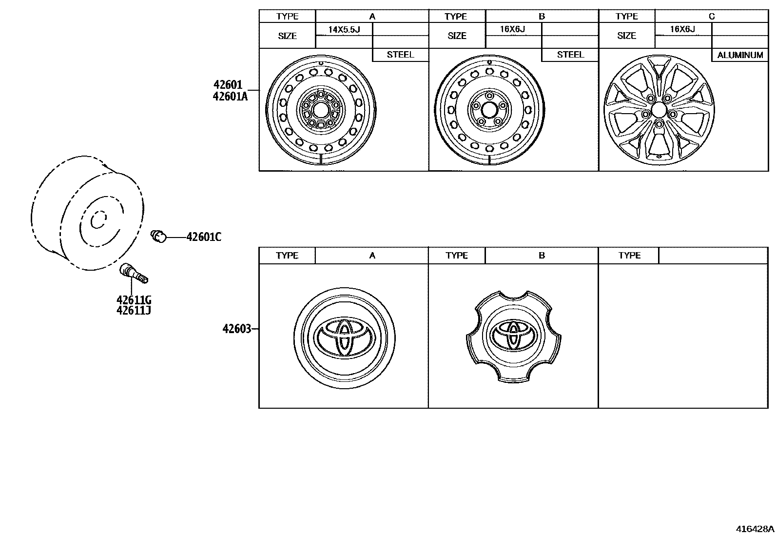 4103 — DISC WHEEL & WHEEL CAP