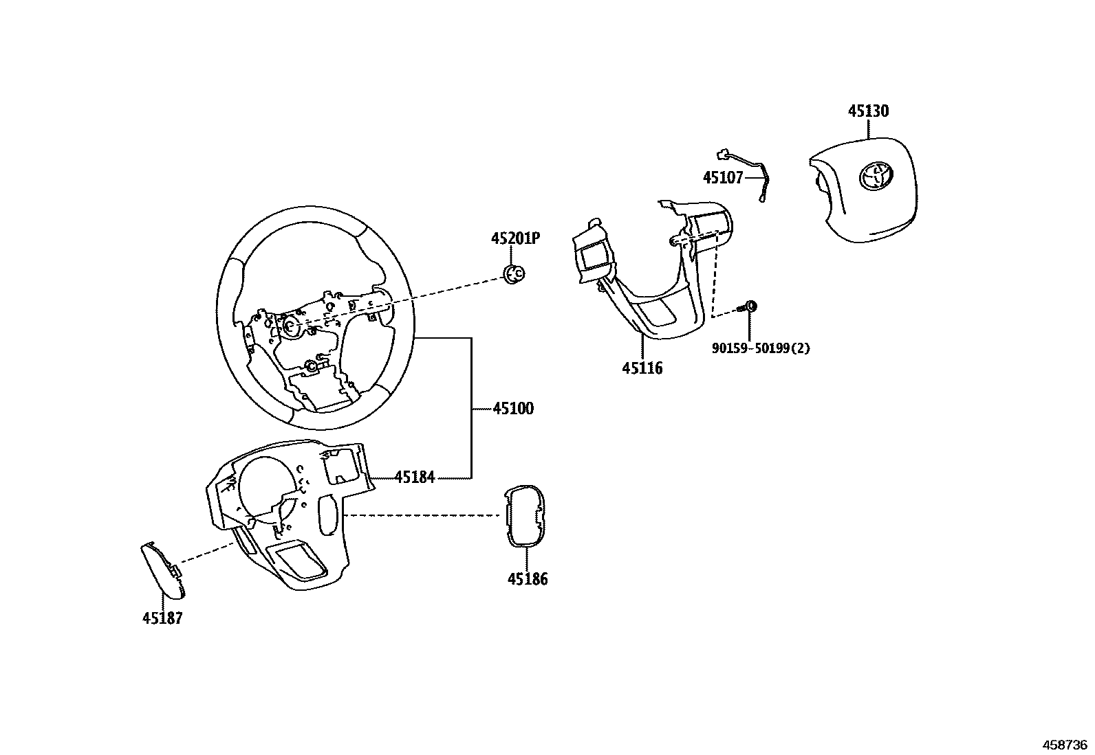 4504 — STEERING WHEEL