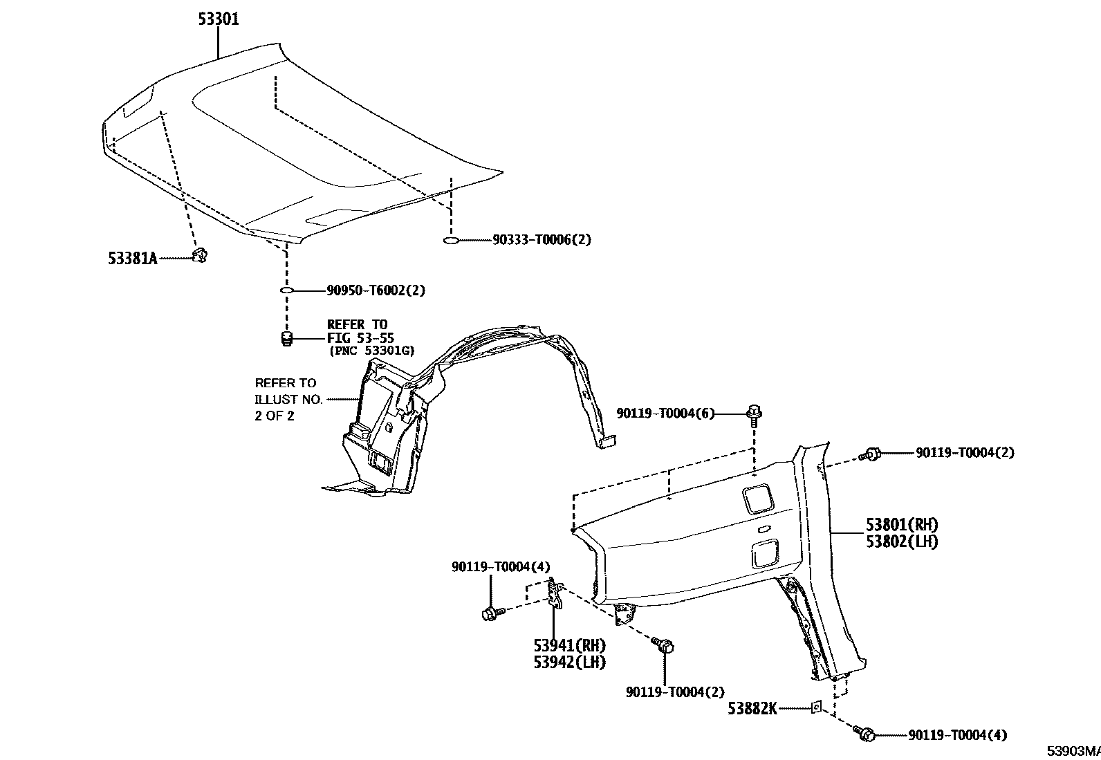 5353 — HOOD & FRONT FENDER