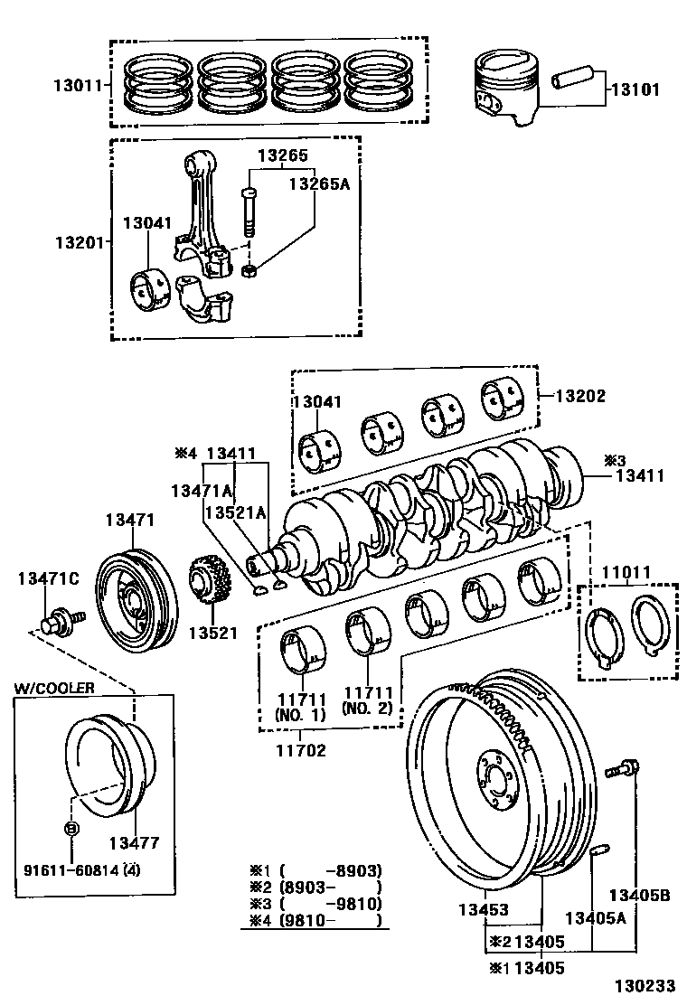 1301 — CRANKSHAFT & PISTON