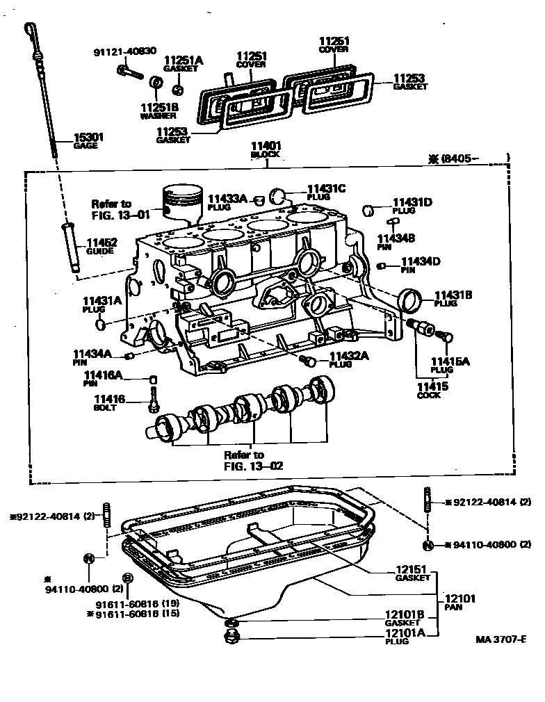 1105 — CYLINDER BLOCK