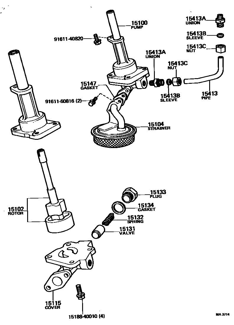 1501 — ENGINE OIL PUMP