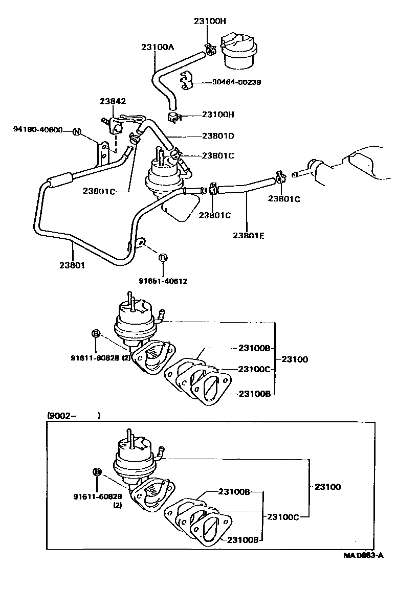 2301 — FUEL PUMP & PIPE