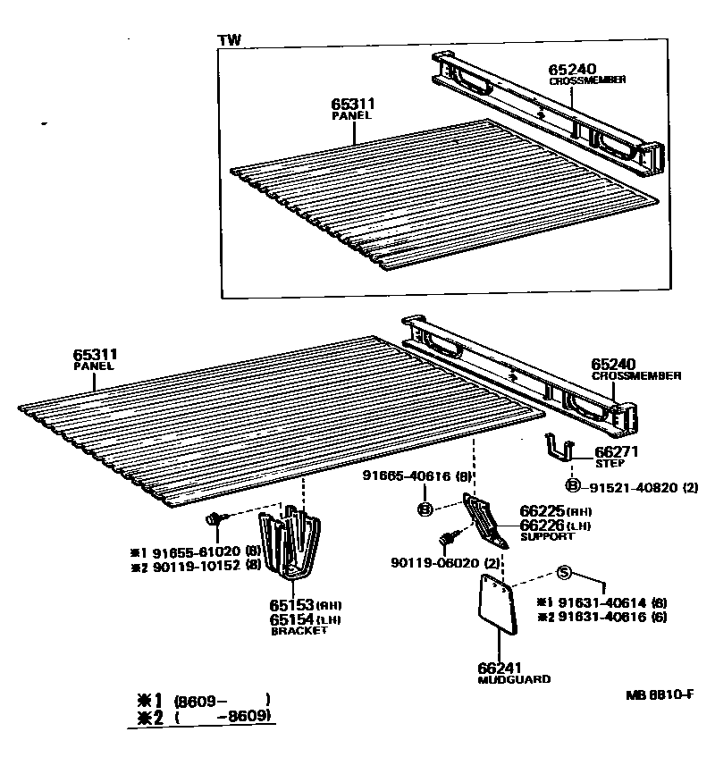 6552 — REAR BODY FLOOR & FENDER
