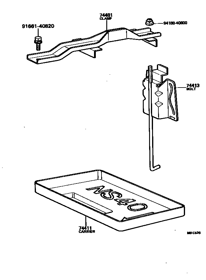 7454 — BATTERY CARRIER