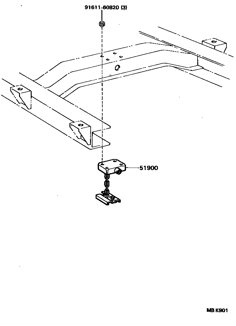 5153 — SPARE WHEEL CARRIER