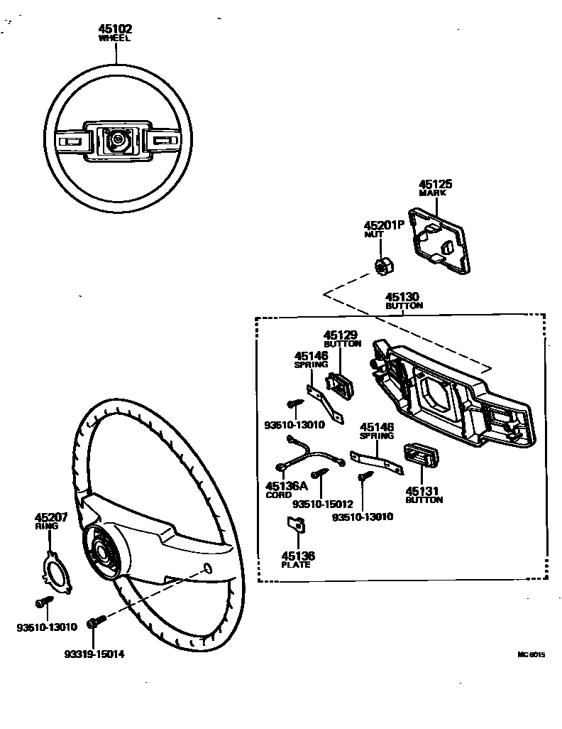 4504 — STEERING WHEEL