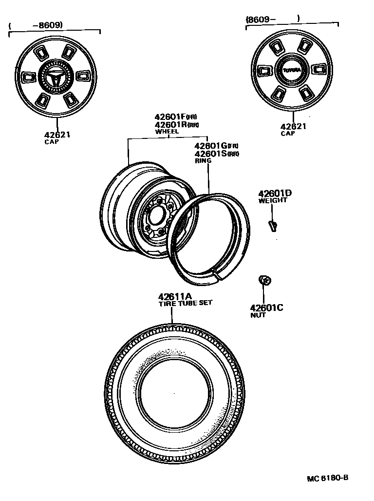 4103 — DISC WHEEL & WHEEL CAP