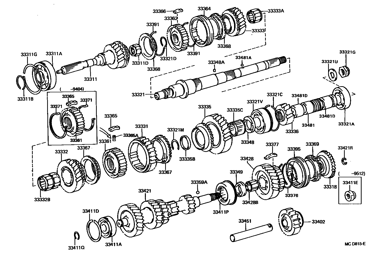 3305 — TRANSMISSION GEAR (MTM)