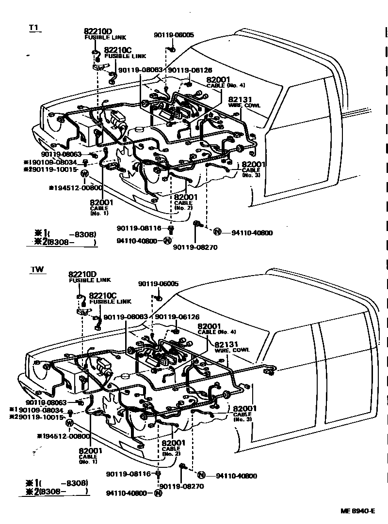 8202 — WIRING & CLAMP