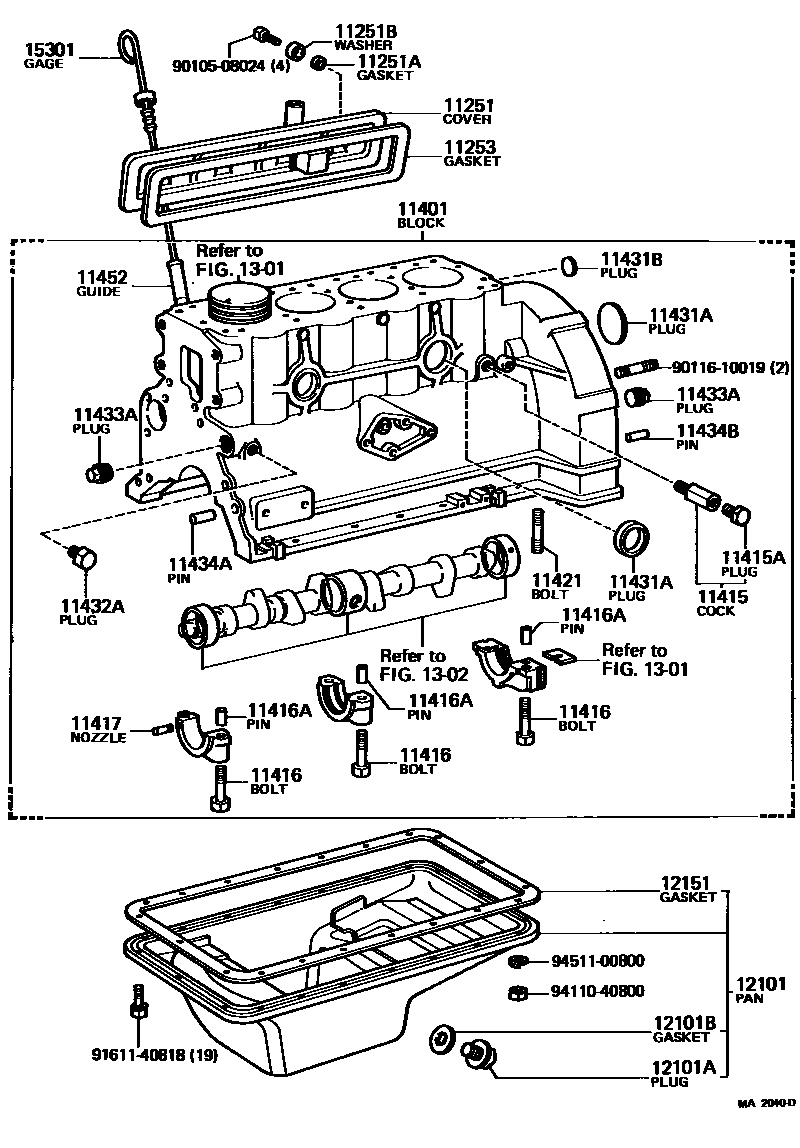 1105 — CYLINDER BLOCK