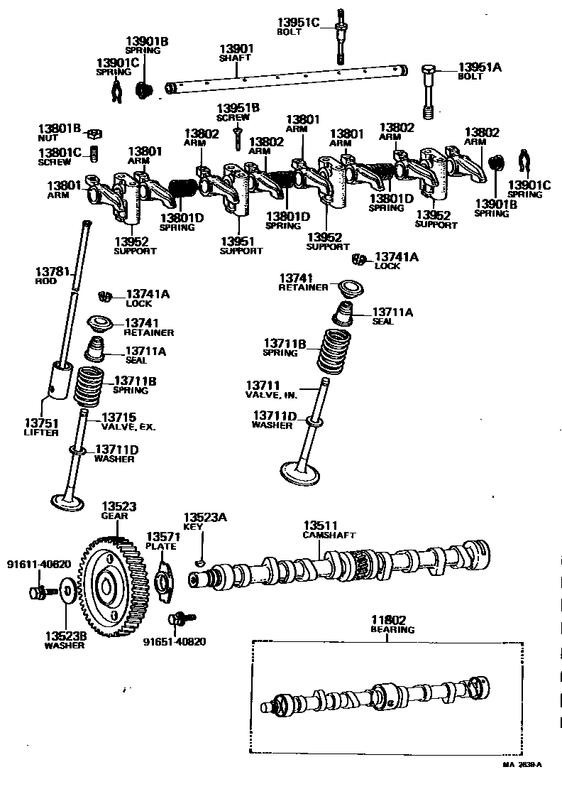 1302 — CAMSHAFT & VALVE