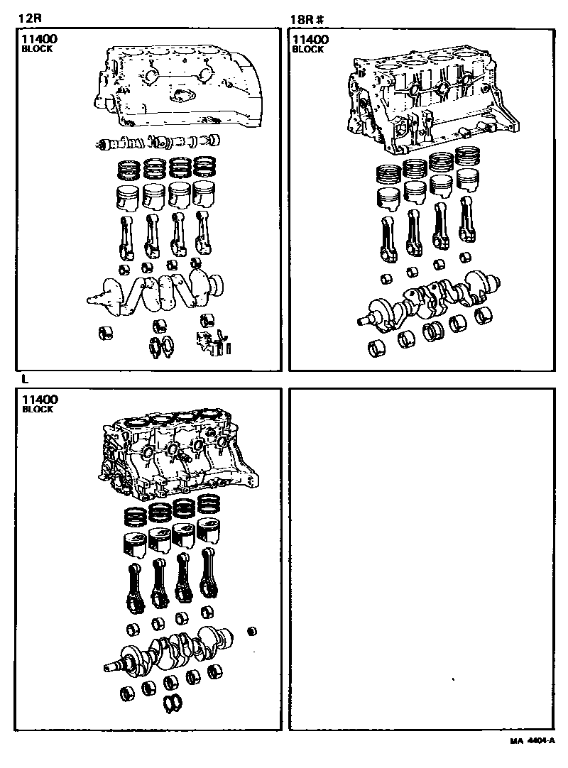 1102 — SHORT BLOCK ASSEMBLY