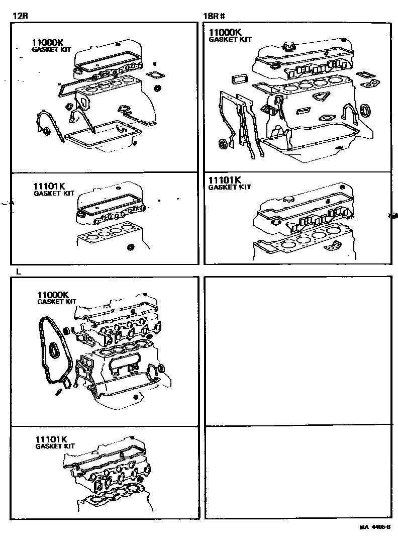 1103 — ENGINE OVERHAUL GASKET KIT