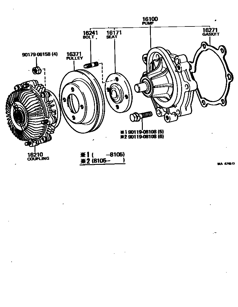 1601 — WATER PUMP