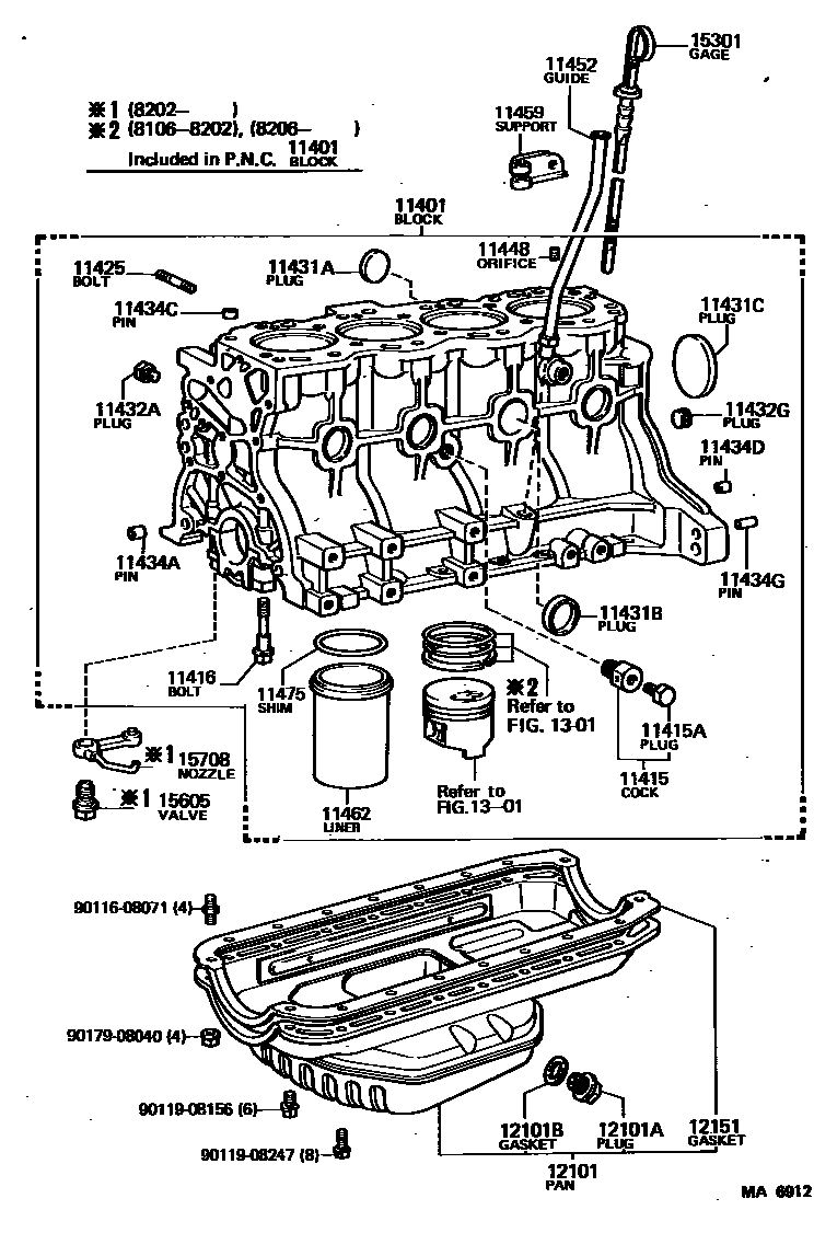 1105 — CYLINDER BLOCK