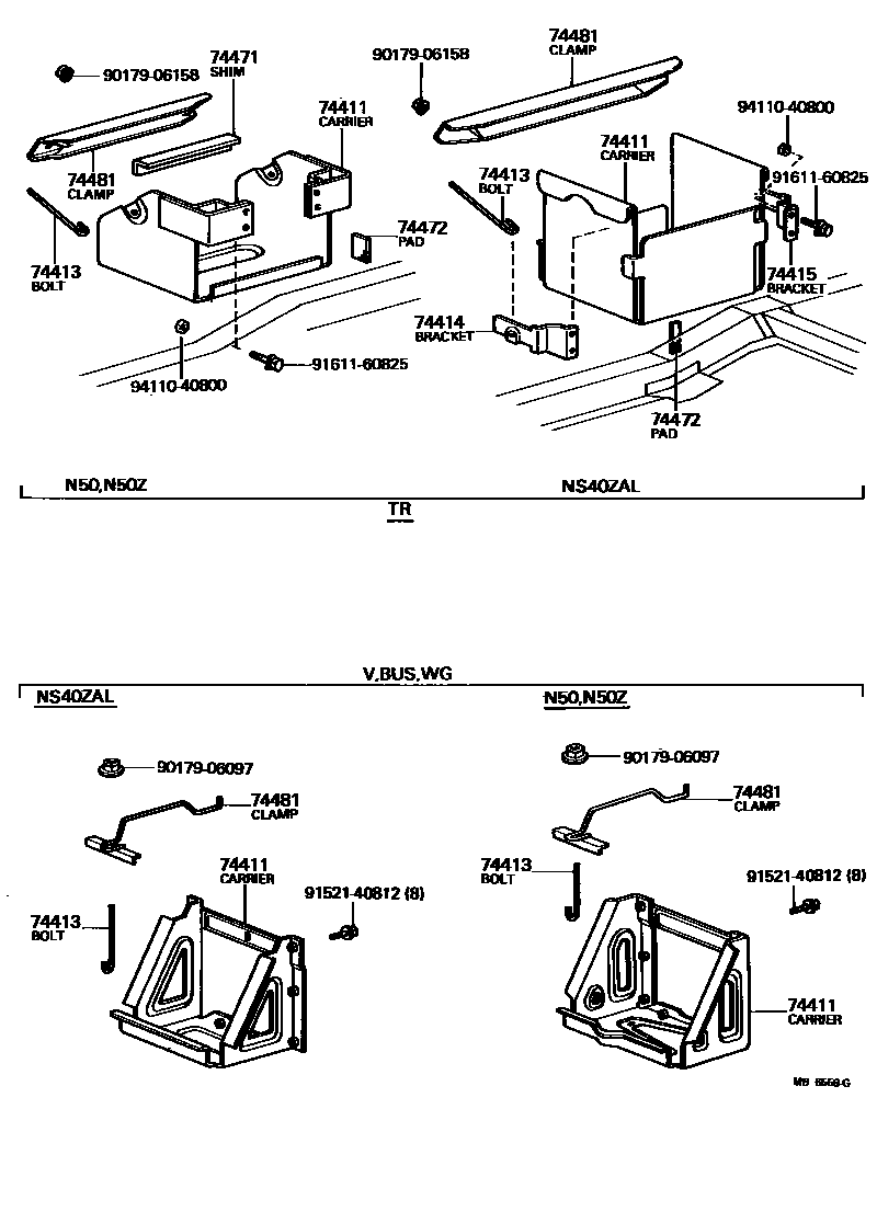 7454 — BATTERY CARRIER