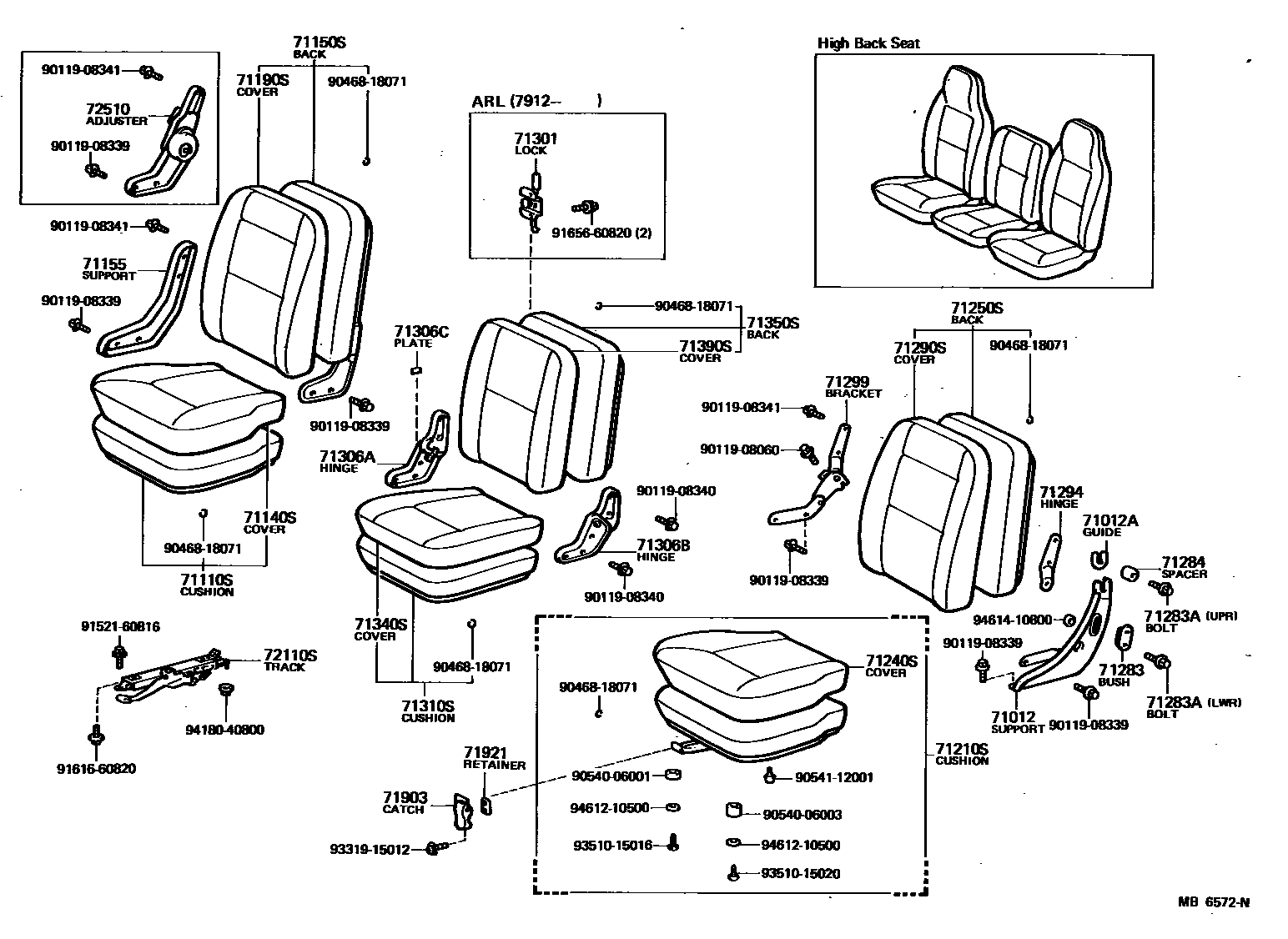 7151 — SEAT & SEAT TRACK