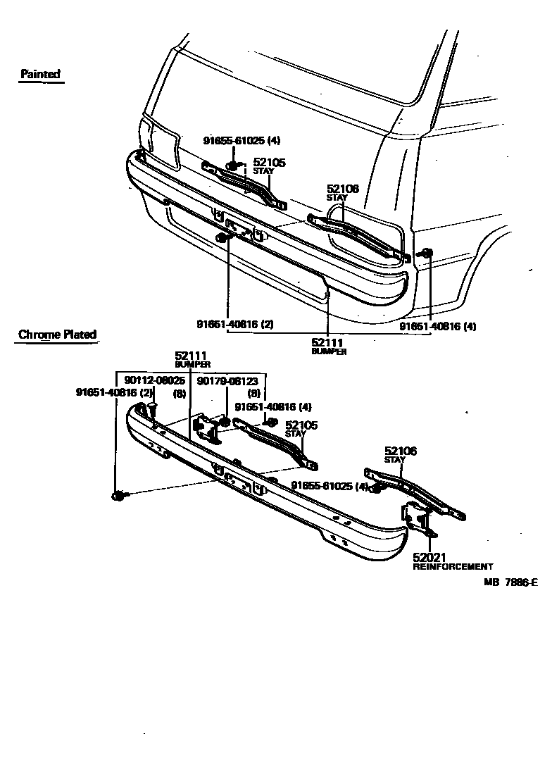 5252 — FRONT BUMPER & BUMPER STAY