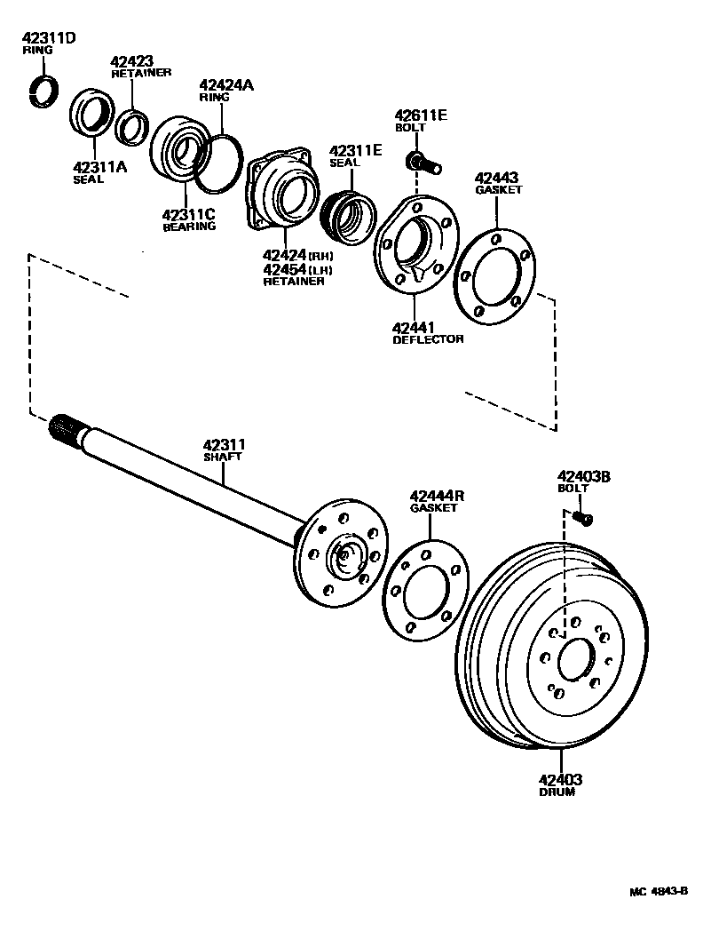 4102 — REAR AXLE SHAFT & HUB