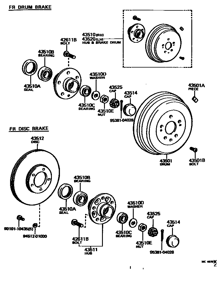 4303 — FRONT AXLE HUB