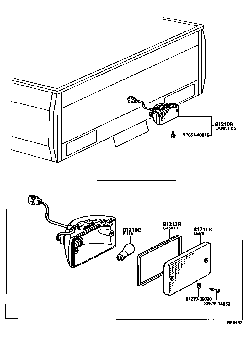 8116 — REAR FOG LAMP