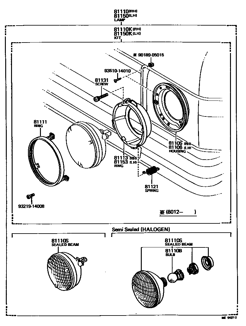 8101 — HEADLAMP