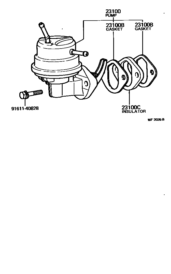 2301 — FUEL PUMP & PIPE
