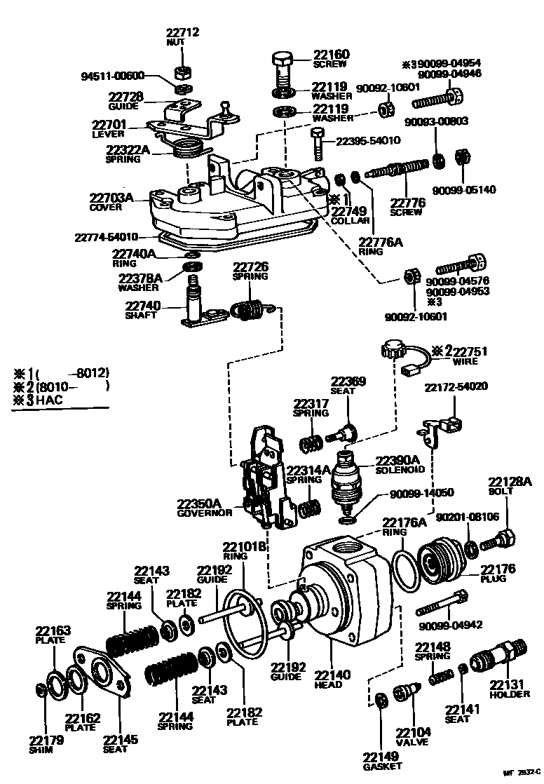 2203 — INJECTION PUMP BODY