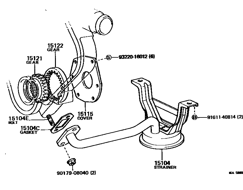 1501 — ENGINE OIL PUMP