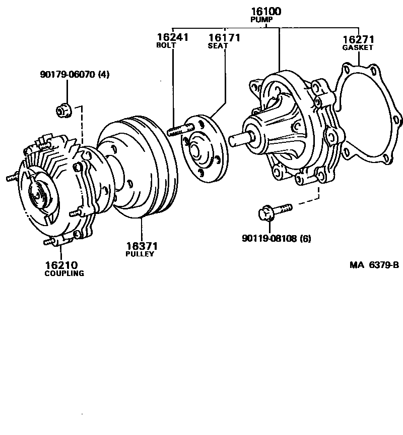 1601 — WATER PUMP