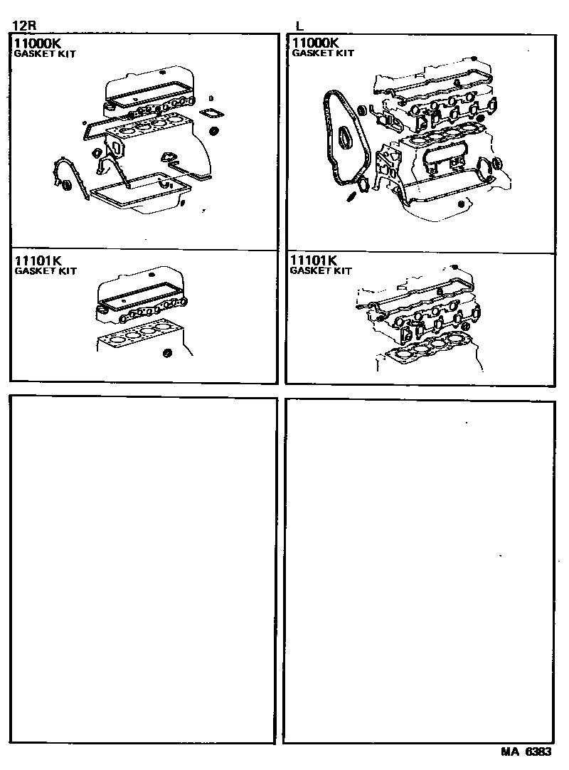 1103 — ENGINE OVERHAUL GASKET KIT