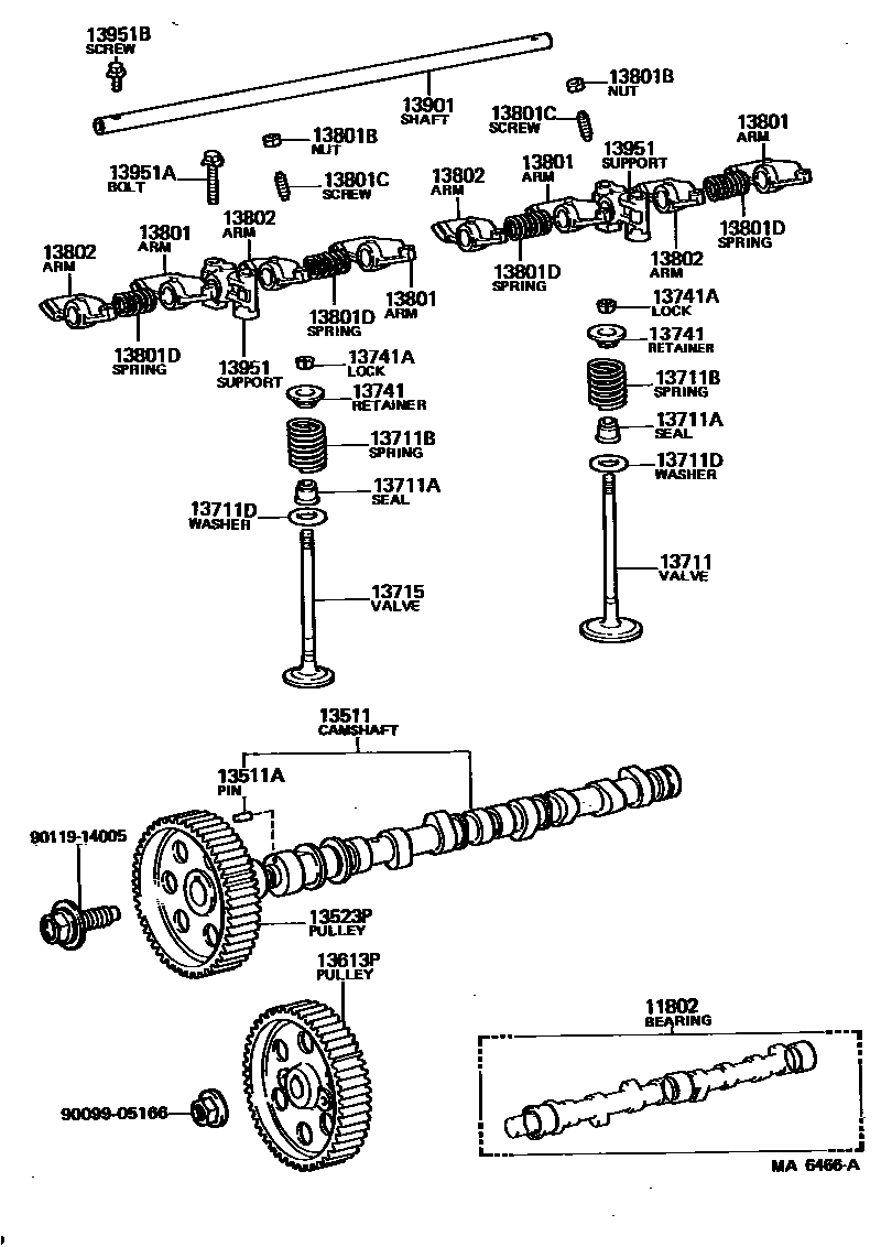 1302 — CAMSHAFT & VALVE