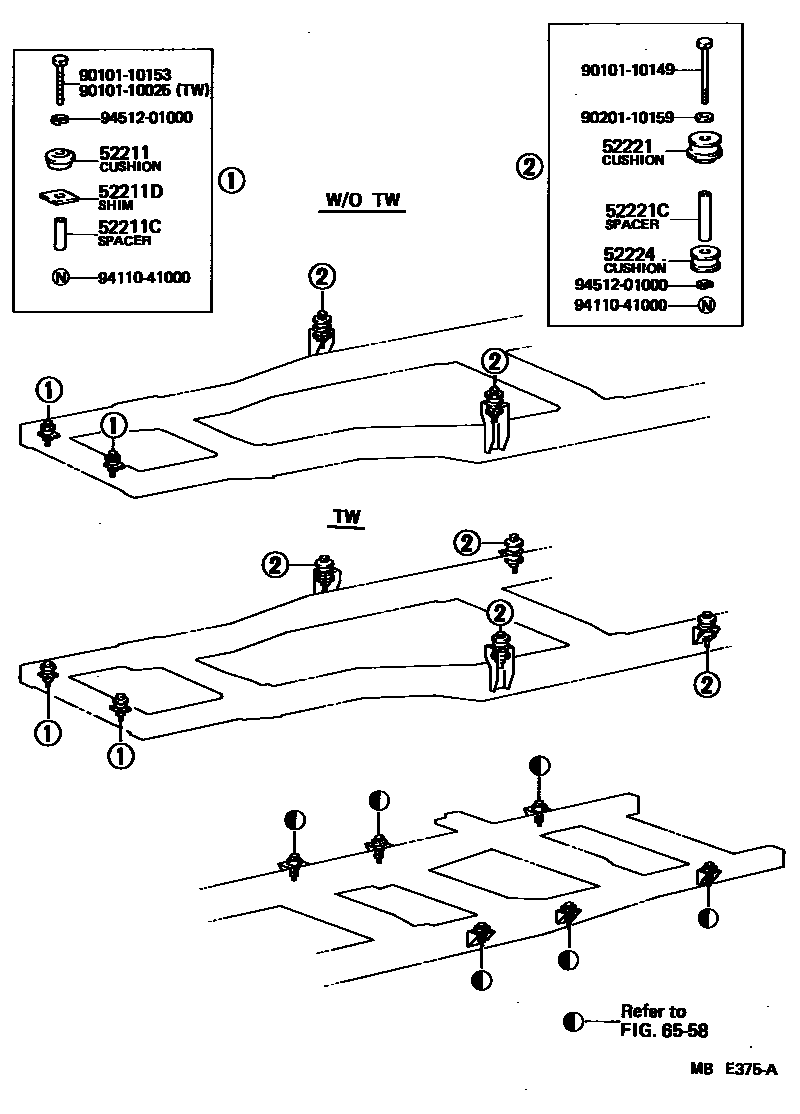 5251 — CAB MOUNTING & BODY MOUNTING