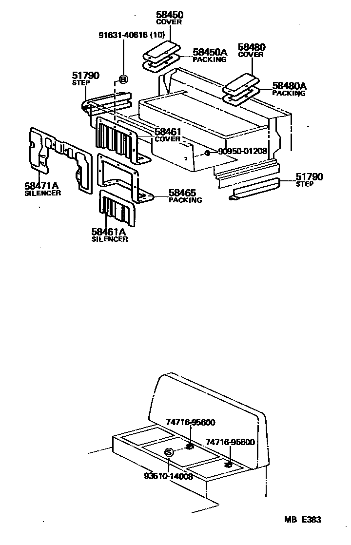 5852 — REAR FLOOR PANEL & REAR FLOOR MEMBER