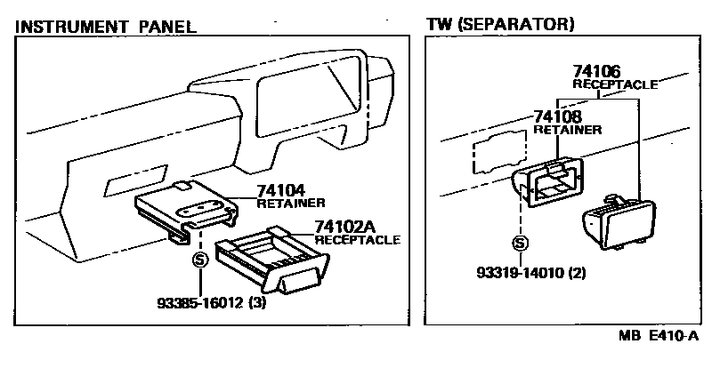 7456 — ASH RECEPTACLE