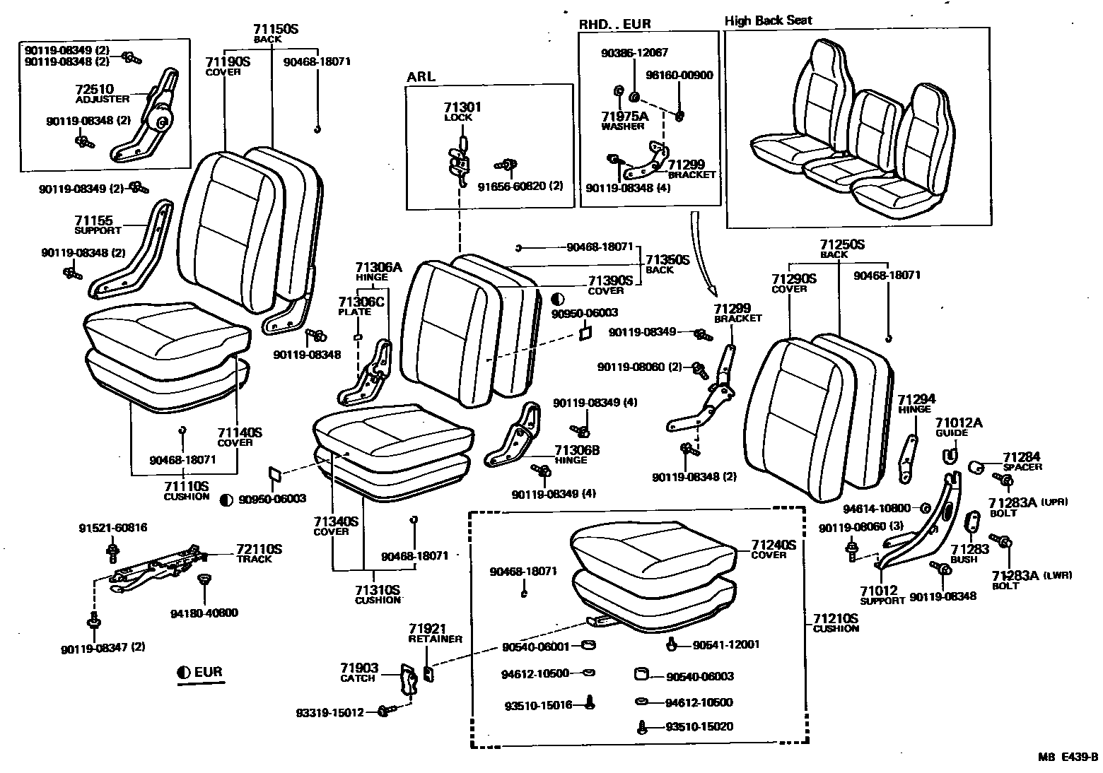7151 — SEAT & SEAT TRACK
