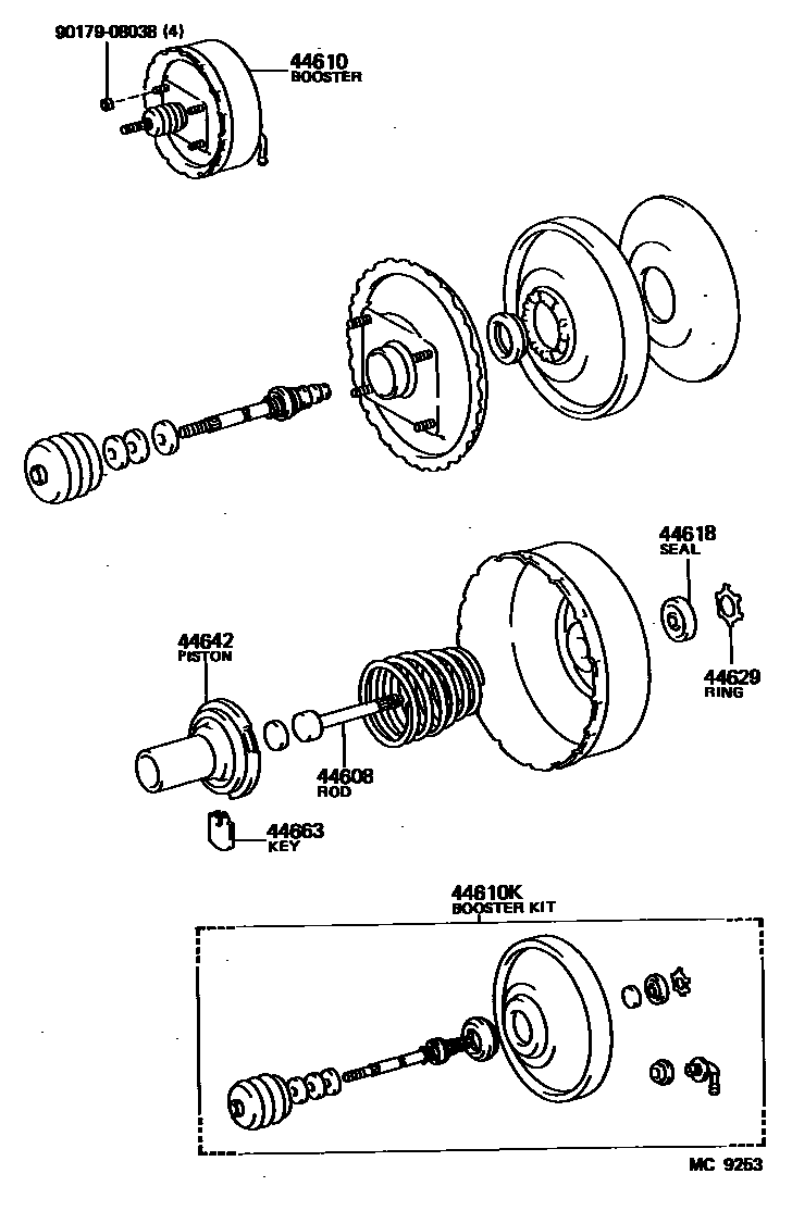 4703 — BRAKE BOOSTER & VACUUM TUBE
