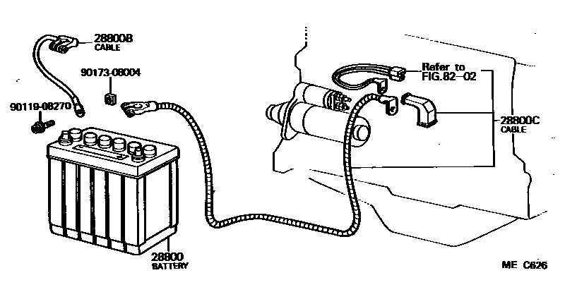 8201 — BATTERY & BATTERY CABLE