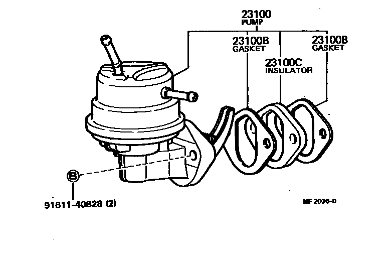 2301 — FUEL PUMP & PIPE
