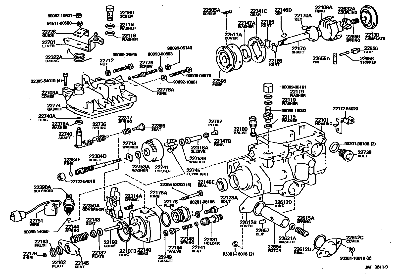 2203 — INJECTION PUMP BODY